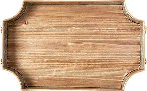 Plateau de service rectangulaire galvanisé à l'intérieur du cercle en bois Cuivre Événements Occasions Nouveaux modèles Acheteurs commerciaux Fait à la main Meilleur 2024 - Product Image 3