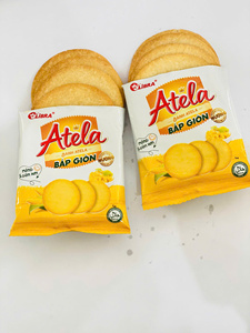 Biscuits au maïs Atela à succès – Pack partage pour soirées cinéma 228g – Emballage personnalisé – Vente en gros usine Vietnam – OEM ODM - Product Image 1