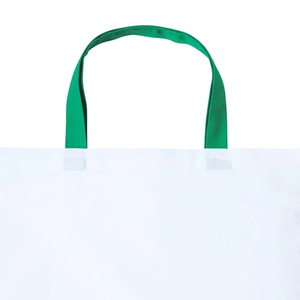 กระเป๋าผ้าแคนวาสหูสั้นแบบเรียบสำหรับขายส่ง กระเป๋าใส่ของชำแบบใช้ซ้ำได้ จำหน่ายจำนวนมาก - Product Image 5