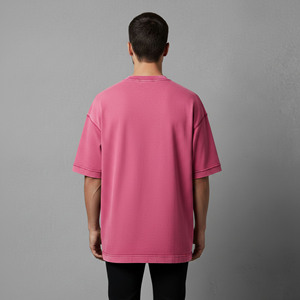 เสื้อยืดฮิปฮอปผู้ชายแบบเรียบ รุ่นใหม่ปี 2026 ผ้าฝ้าย 100% สกรีนโลโก้ตามสั่ง ระบายอากาศได้ดี เป็นมิตรกับสิ่งแวดล้อม ทรงหลวม คุณภาพสูง - Product Image 5
