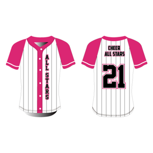 <b>Customized</b> Cheerleading Baseball Jersey Sublimation Wholesale Jersey <b>Dress</b> - Product Image 4