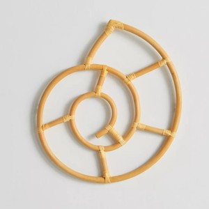 Décoration intérieure pour chambre de bébé et de tout-petit, vente en gros, ensemble d'autocollants muraux en rotin et coquillages, décoration de chambre d'enfant - Product Image 1