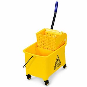 Yellow <b>Cleaning</b> <b>Mop</b> Bucket - Product Image 3