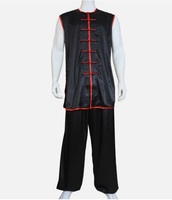 Uniforme de Kung Fu sans manches, léger et respirant, vêtements d'entraînement d'arts martiaux