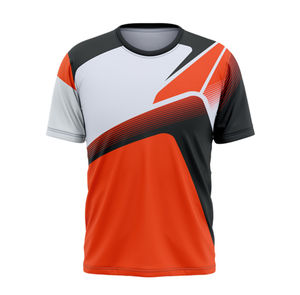 T-shirt de course par sublimation pour hommes, vêtements de sport à séchage rapide, maillot géométrique d'e-sport, uniforme d'équipe respirant, chemises pour hommes - Product Image 1