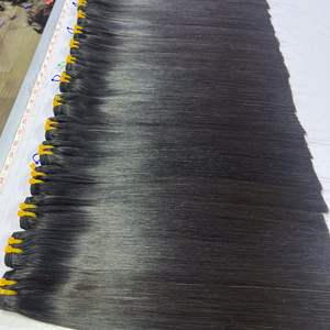 มัดผมมนุษย์บริสุทธิ์ผม100% ผมตรงผม Remy ลอนผมสไตล์ธรรมชาติ - Product Image 2