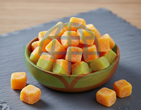 Gedroogde geconserveerde hele mango, zoete smaak, knapperig, gezonde snack, 100% natuurlijk, kant-en-klaar, bulk vacuümverpakking 1kg HP Valia
