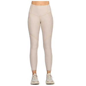 Leggings de yoga pour femmes, design personnalisé, spandex-polyester, extensibles dans quatre directions, antibactériens, avec cordon de serrage, pour l'entraînement - Product Image 3