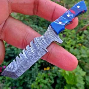 Cuchillo de Chef Personalizado Hecho a Mano Jexmoo DIY OEM con Acero de Damasco, Cuchillo de Cocina en Miniatura con Mango Elegante, Ideal para Regalo - Product Image 4