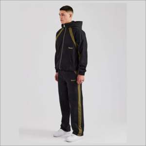 Conjunto Deportivo de Primera Calidad, Chaqueta Deportiva con Cremallera y Pantalones, Poliéster, Nailon, Felpa Técnica, Logotipo Personalizado, para Hombre - Product Image 2