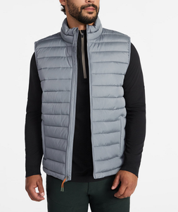 OEM Wholesale Winter Outdoor Wear Canvas Bubble Puffer <b>Vest</b> <b>Men</b> Casual Stand New Fashion Custom Logo Design Breathable Plus Size - Product Image 3