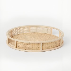 หวายธรรมชาติถาดเสิร์ฟราคาถูกราคาขาย - Product Image 1