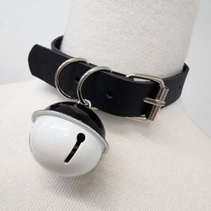 Accessori moda in pelle collana girocollo per feste - Product Image 1