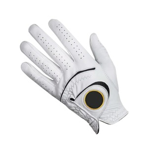 Gant de golf en cuir Cabretta blanc, main droite, à enfiler, antidérapant, unisexe, taille S - Product Image 5