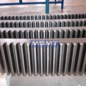 Crémaillère à engrenages hélicoïdaux M8 Oem en <span class=keywords><strong>acier</strong></span> allié forgé Crémaillère à engrenages à grand module de haute qualité - Product Image 4