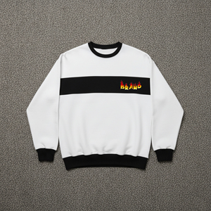 Sudadera de Alta Calidad para Hombre, Cuello Redondo, Oversize, Informal, Transpirable, 100% Algodón, Cómoda, Elegante, Hombros Caídos - Product Image 1