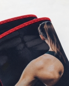 Anime Neoprene Knee Sleeve with Buckle Closure for Workout <b>Training</b> Powerlifting & Gym-Unisex 10mm/13mm Thickness - Product Image 2