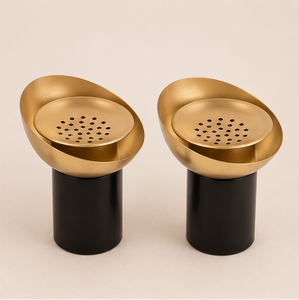 Luxury Modern <b>Bakhoor</b> Burner Metal <b>Oud</b> Incense Holder Matte Black Gold Arabian Censer Mubkhara for Ramadan Eid Home Decoration - Product Image 1