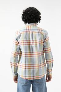 Chemise de travail décontractée pour homme, 100 % coton, double boutonnage, manches longues, avec tissu satiné anti-boulochage, prix de gros ODM - Product Image 4