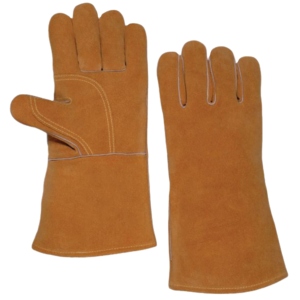 Gants de travail en cuir de vachette de qualité supérieure, usage général, flexibles, résistants à la chaleur et au froid, doublure en fourrure, réfléchissants, sécurité, soudage - Product Image 1
