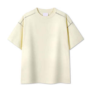 เสื้อยืดกราฟิกขายส่งสำหรับผู้ชาย เสื้อยืดทรงหลวมสำหรับแบรนด์เสื้อผ้าสตรีทแวร์แนวอินเทรนด์ - Product Image 6
