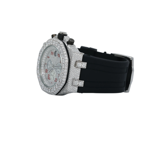 Luxury Limited Edition Men's <b>Automatic</b> Chronograph <b>Watch</b> Sapphire Crystal Dial 41MM Stainless Steel Case Moissanite Mechanical - Product Image 4