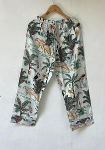 Conjunto de Pijama de Mujer Naaz Textile con Estampado de Rayas de Tigre, Ropa de Dormir Informal de Verano, Suave y Transpirable, de Algodón - Product Image 4