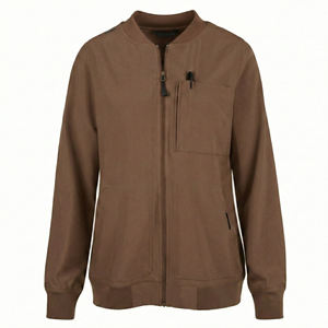 Chaqueta de Enfermería Personalizada de Alta Calidad para Mujer, Impermeable, Uniforme Médico, Chaqueta Abrigada con Cierre Frontal, Chaqueta Tipo Bomber - Product Image 2