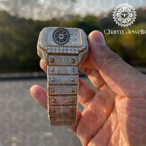 นาฬิกาข้อมือผู้ชาย Charm Luxury Square 40 มม. ระบบจักรกล สแตนเลสสตีล พร้อมฟังก์ชั่นวันที่อัตโนมัติ กันน้ำได้ 10 บาร์ - Product Image 4