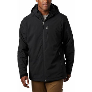 Chaqueta Softshell de poliéster con logotipo personalizado al por mayor, transpirable, para uso en exteriores, para hombre - Product Image 6