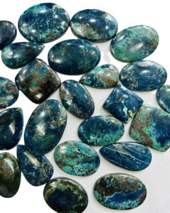 พลอยอะซูไรต์ธรรมชาติเกรด AAA 100% อัญมณีหลวมขนาดสั่งทำได้รับการรับรองจากบุคคลที่สาม - Product Image 2