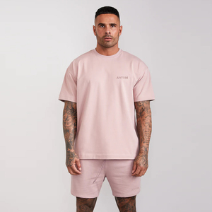 Mens Summer Casual High Street Short <b>Set</b> Breathable Polyester/cotton Quick Dry Printed T-shirt Shorts 2pcs With Custom Design - Product Image 6