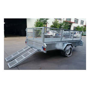 Remolque de Acero Galvanizado de Alta Resistencia con Jaula, Laterales de Malla Desmontables, Suelo Reforzado, Puerta Trasera Segura, Fácil de Usar, Garantía de 2 Años en Alemania - Product Image 2