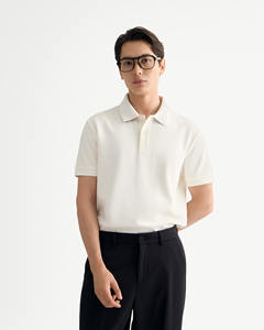 Camisa de Hombre de Alta Calidad, Casual, de Manga Corta, de Algodón y Poliéster, con Botones, Tejido Transpirable, Estampado, Cuello Ajustado, Corte Regular - Product Image 1