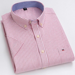 Nouvelle chemise décontractée bleue à la mode, style anglais, col montant, polo, t-shirts à carreaux, manches longues, chemises pour hommes - Product Image 5