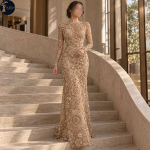Beaded Floral Mesh Dress <b>Fabric</b> with Gold <b>Embroidery</b> and Pearl Motifs | Ornamental Textile for Bridal Gowns and Eveningwear Net - Product Image 4