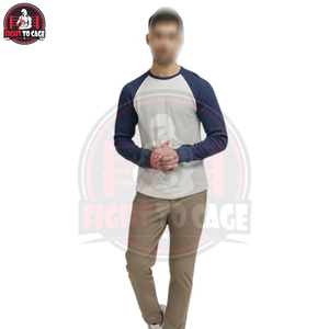 Camisetas Raglán Modernas de Manga Larga, Corte Ajustado, Mezcla de Algodón, para Uso Casual, de Buena Calidad, Personalizables, Nueva Colección para Adultos - Product Image 2