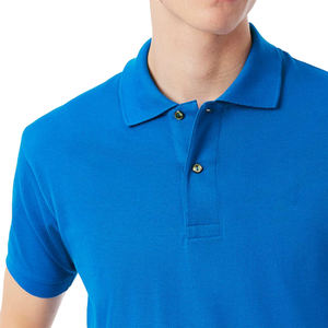 เสื้อคอปกสกิปเปอร์แบบเปิด ปักลายด้านหน้า แขนสั้น ทรงปกติ ระบายอากาศได้ดี สำหรับผู้ชาย กำลังเป็นที่นิยมอย่างมาก - Product Image 4