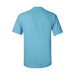 Camiseta de Manga Corta Azul Claro para Hombre Relevo, Corte Regular, Cuello Redondo, Algodón Jersey, Estilo Casual con Logotipo Estampado en la Parte Delantera - Product Image 3
