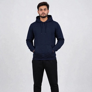 Wholesale Customized Color Winter Digital Printing <b>Hoodie</b> <b>Plain</b> Fleece Pullover Sweatshirt Front Pocket Regular Fit Casual Style - Product Image 1