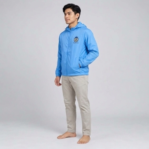 เสื้อแจ็คเก็ตกันลมผู้ชาย ดีไซน์ทันสมัย น้ำหนักเบา ผลิตจากผ้ากันน้ำ ป้องกันลม ระบายอากาศได้ดี สวมใส่สบาย - Product Image 3