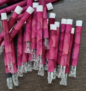 Conos de rosa de Palma India enrollados a mano de edición limitada, colores blancos amarillos de lujo, tonos blancos, tonos blancos - Product Image 4