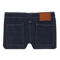 Dompet Koin Denim Mini Vintage, Tempat Penyimpanan Kartu Ringan, Dompet Uang, Organizer Saku Portabel untuk Wanita dan Pria