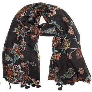 Custom Logo Digital Print Painted Summer Long <b>Silk</b> <b>Scarf</b> for Girls-Luxury Designer Pattern Women's Fashion Polyester Gift - Product Image 1