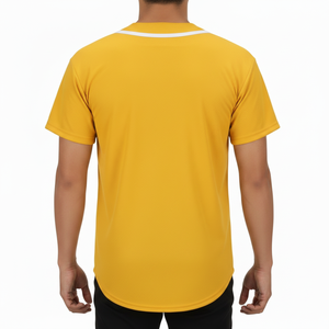 Available in wholesale rate Men Baseball Jersey <b>light</b> weight comfortable anti wrinkle hot sale Baseball Jersey with best stuff - Product Image 2