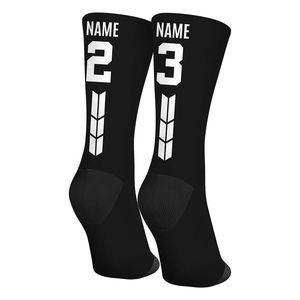 Chaussettes de sport athlétiques pour hommes à séchage rapide, chaussettes de compression personnalisées pour la course à pied, le cyclisme et l'entraînement sportif. - Product Image 4