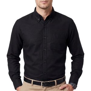 <b>Men</b>’s 100% Cotton Oxford Button Down Shirt, Long Sleeve <b>Dress</b> Shirt for Business Casual Office Work and Everyday Wear - Product Image 2