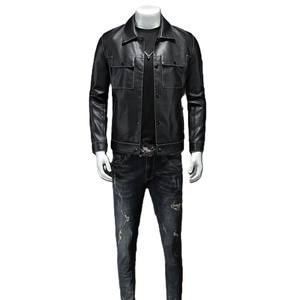 Chaquetas de cuero para hombre con diseño elegante y personalizado al mejor precio, cálidas, resistentes al viento, de secado rápido e impermeables. - Product Image 5