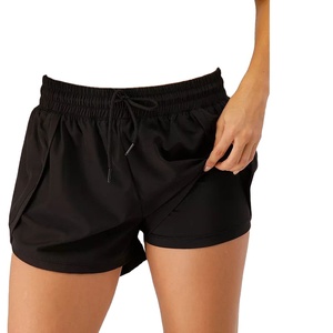 Femmes taille haute personnalisée Gym Fitness Activewear couleur unie 2026 Shorts chauds pour la course et l'utilisation décontractée motif décoration - Product Image 5