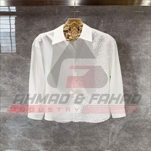 Chemise à manches longues pour homme, design à paillettes haut de gamme, collection Annshine de l'industrie Ahmad & Fahad, mode automne polyvalente pour homme - Product Image 2